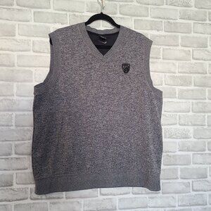 Nike Dri Fit Pac 12 Football Gray Sweater Vest V Neck Mens XL College